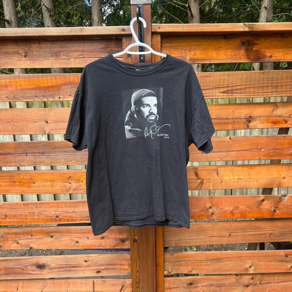 Drake Black Graphic Tee